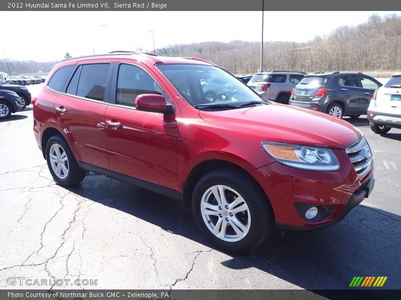 Front 3/4 View of 2012 Santa Fe Limited V6