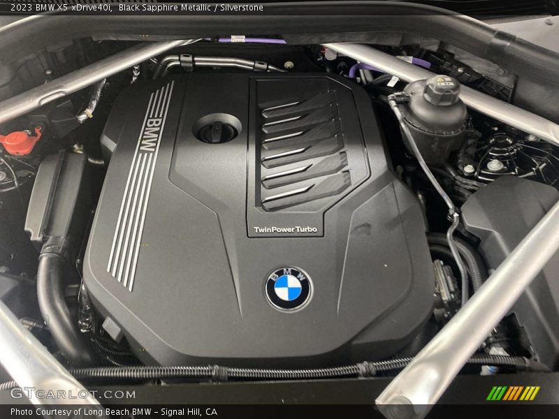 Black Sapphire Metallic / Silverstone 2023 BMW X5 xDrive40i
