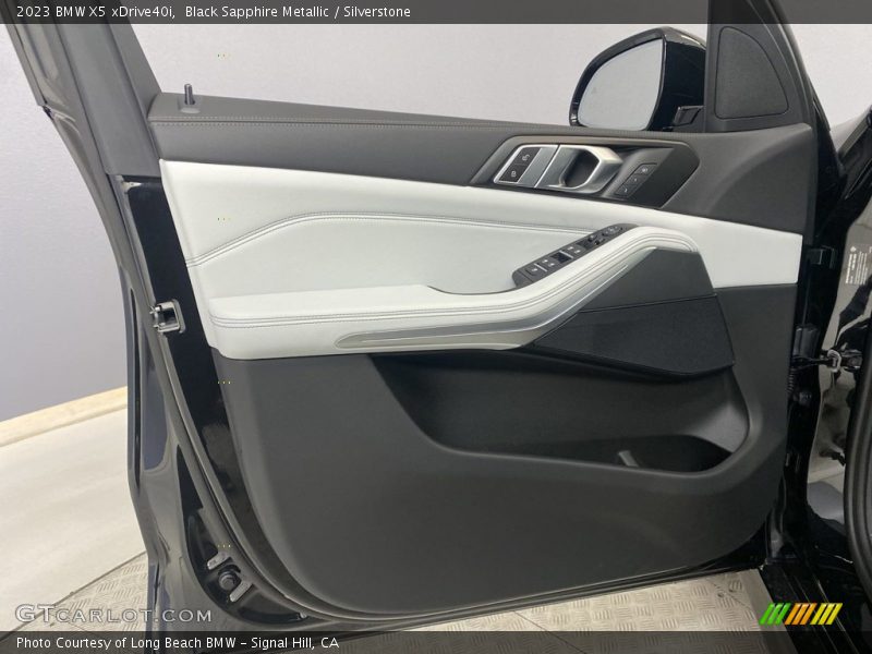 Black Sapphire Metallic / Silverstone 2023 BMW X5 xDrive40i