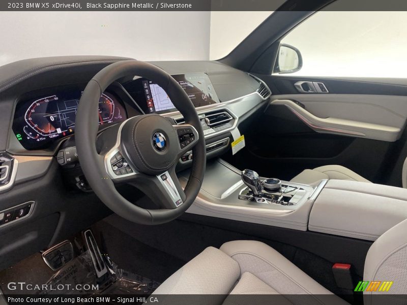 Black Sapphire Metallic / Silverstone 2023 BMW X5 xDrive40i