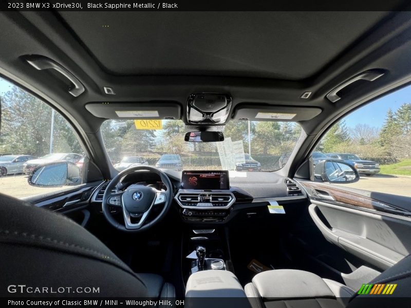 Black Sapphire Metallic / Black 2023 BMW X3 xDrive30i