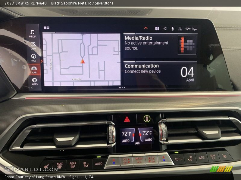 Black Sapphire Metallic / Silverstone 2023 BMW X5 xDrive40i