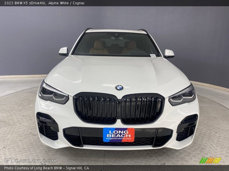Alpine White / Cognac 2023 BMW X5 sDrive40i