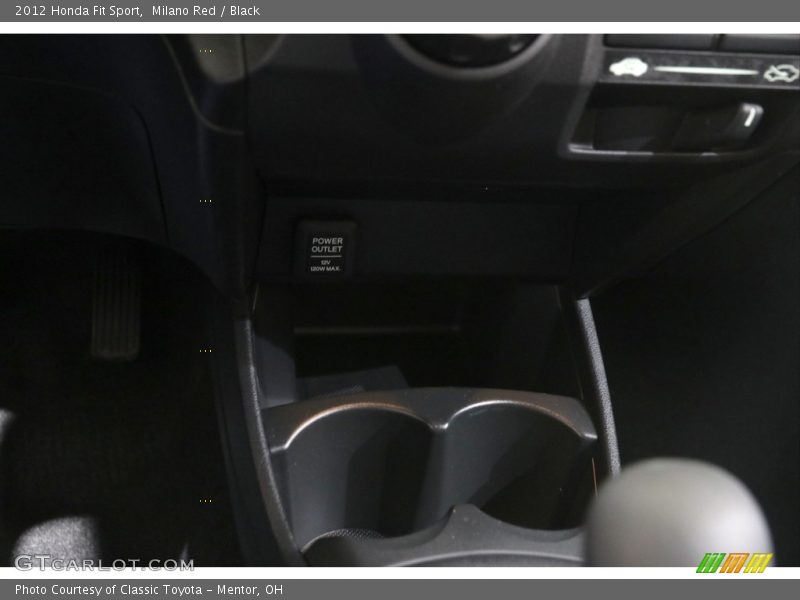 Milano Red / Black 2012 Honda Fit Sport