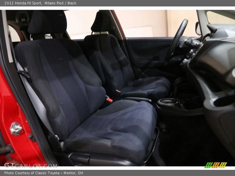 Milano Red / Black 2012 Honda Fit Sport