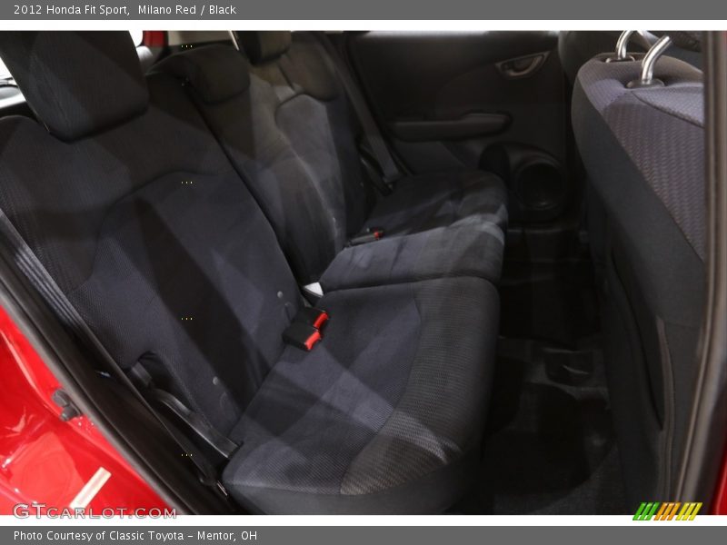Milano Red / Black 2012 Honda Fit Sport