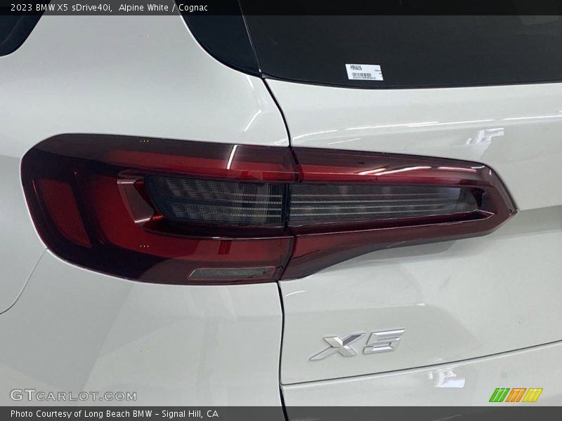 Alpine White / Cognac 2023 BMW X5 sDrive40i