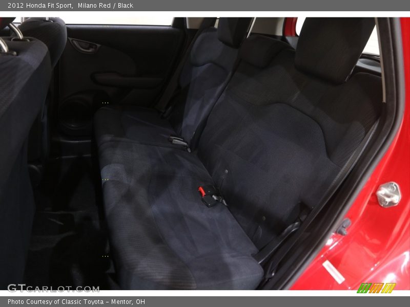 Milano Red / Black 2012 Honda Fit Sport