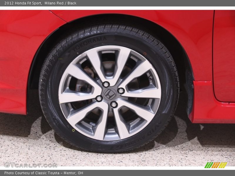 Milano Red / Black 2012 Honda Fit Sport