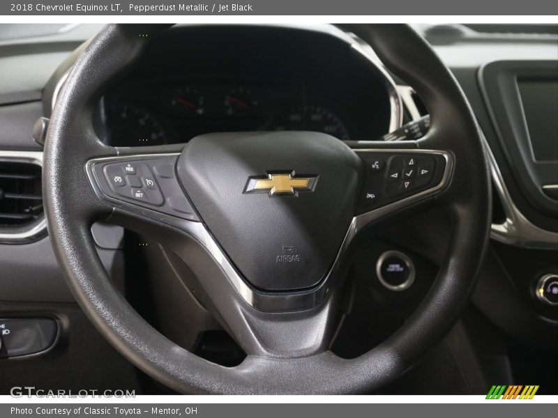 Pepperdust Metallic / Jet Black 2018 Chevrolet Equinox LT