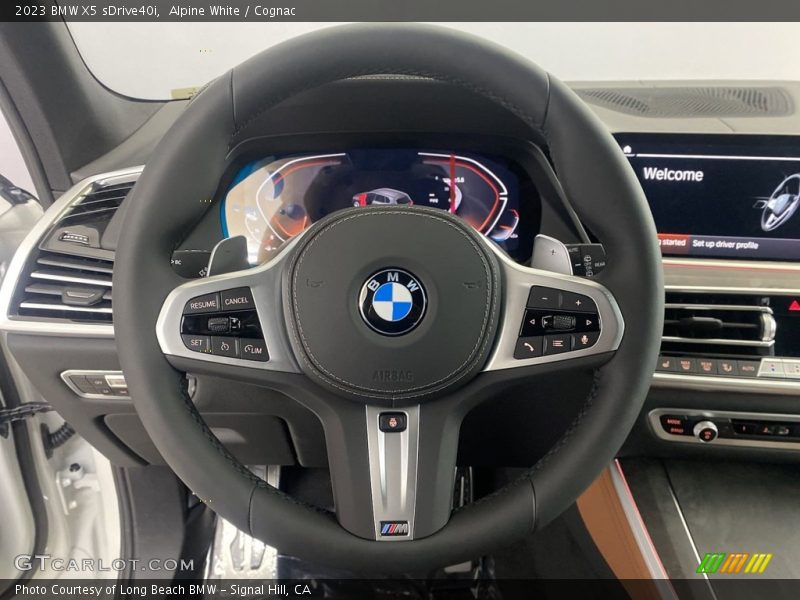 Alpine White / Cognac 2023 BMW X5 sDrive40i