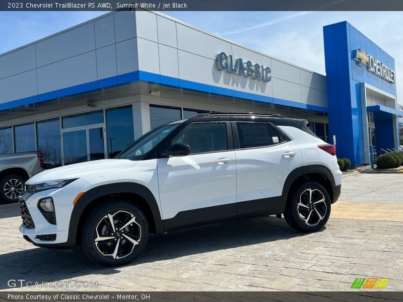 Summit White / Jet Black 2023 Chevrolet TrailBlazer RS AWD