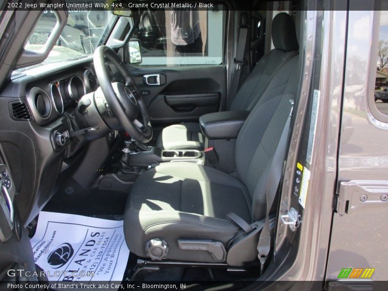 Granite Crystal Metallic / Black 2022 Jeep Wrangler Unlimited Willys 4x4