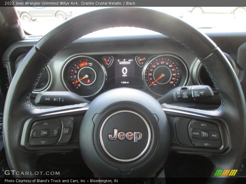 Granite Crystal Metallic / Black 2022 Jeep Wrangler Unlimited Willys 4x4