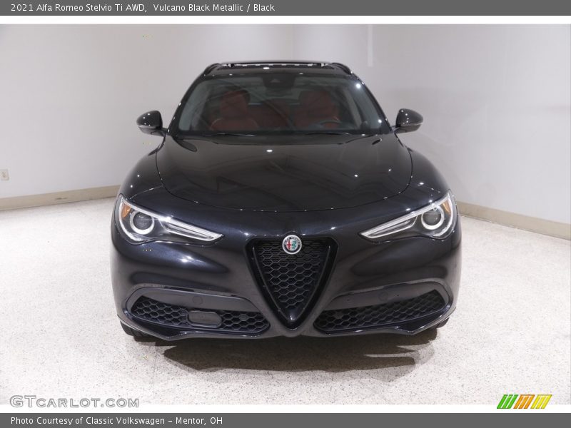 Vulcano Black Metallic / Black 2021 Alfa Romeo Stelvio Ti AWD