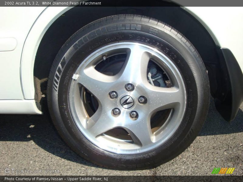 White Diamond Pearl / Parchment 2002 Acura TL 3.2