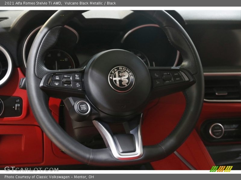 Vulcano Black Metallic / Black 2021 Alfa Romeo Stelvio Ti AWD