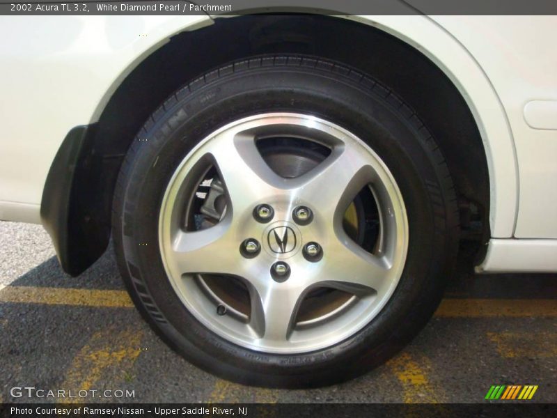 White Diamond Pearl / Parchment 2002 Acura TL 3.2