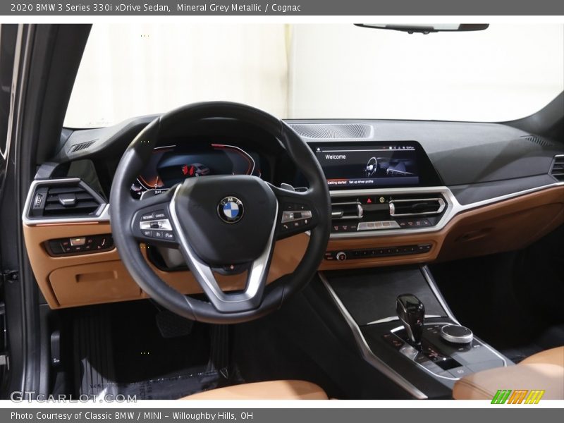 Mineral Grey Metallic / Cognac 2020 BMW 3 Series 330i xDrive Sedan