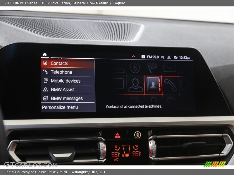 Mineral Grey Metallic / Cognac 2020 BMW 3 Series 330i xDrive Sedan