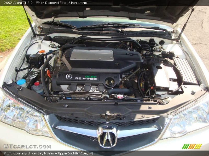 White Diamond Pearl / Parchment 2002 Acura TL 3.2