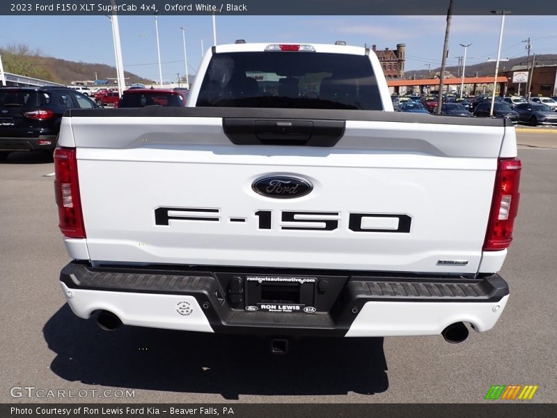 Oxford White / Black 2023 Ford F150 XLT SuperCab 4x4