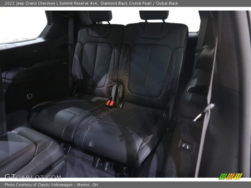 Rear Seat of 2022 Grand Cherokee L Summit Reserve 4x4