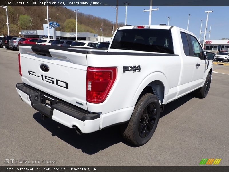 Oxford White / Black 2023 Ford F150 XLT SuperCab 4x4