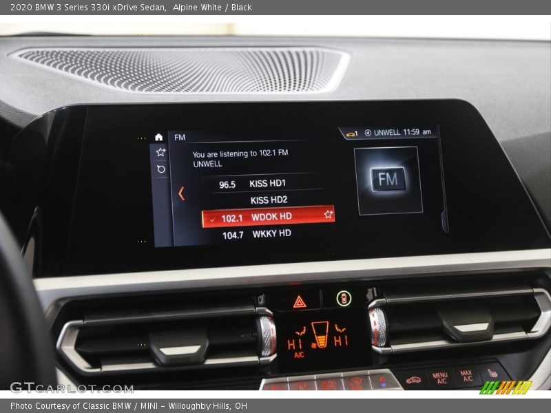 Alpine White / Black 2020 BMW 3 Series 330i xDrive Sedan