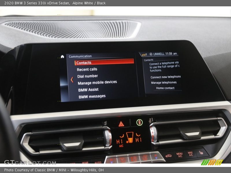 Alpine White / Black 2020 BMW 3 Series 330i xDrive Sedan