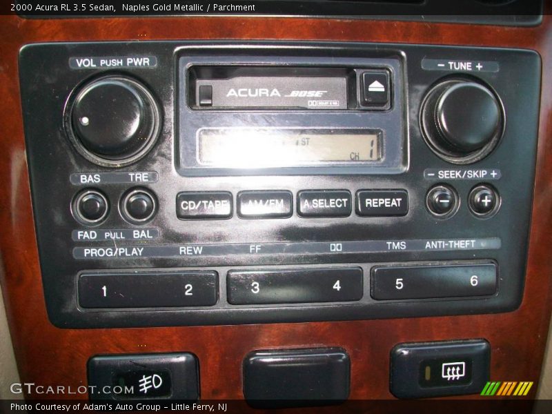 Naples Gold Metallic / Parchment 2000 Acura RL 3.5 Sedan