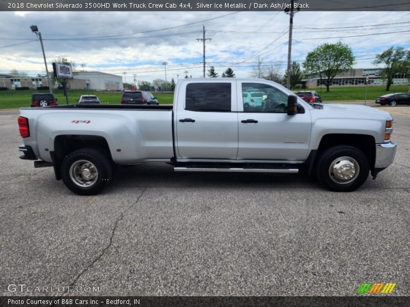  2018 Silverado 3500HD Work Truck Crew Cab 4x4 Silver Ice Metallic