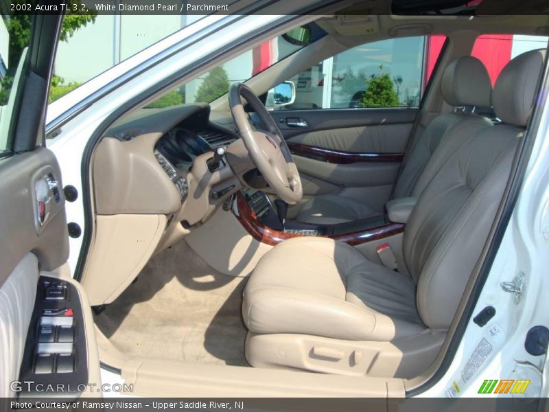 White Diamond Pearl / Parchment 2002 Acura TL 3.2