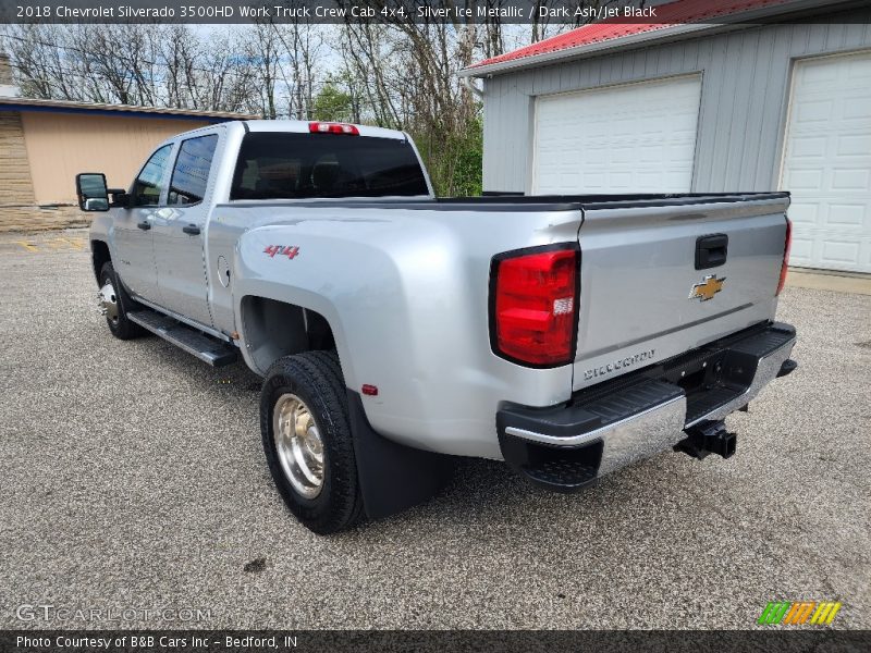 Silver Ice Metallic / Dark Ash/Jet Black 2018 Chevrolet Silverado 3500HD Work Truck Crew Cab 4x4