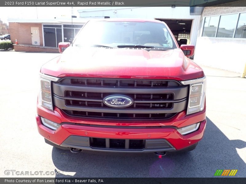 Rapid Red Metallic / Black 2023 Ford F150 Lariat SuperCrew 4x4