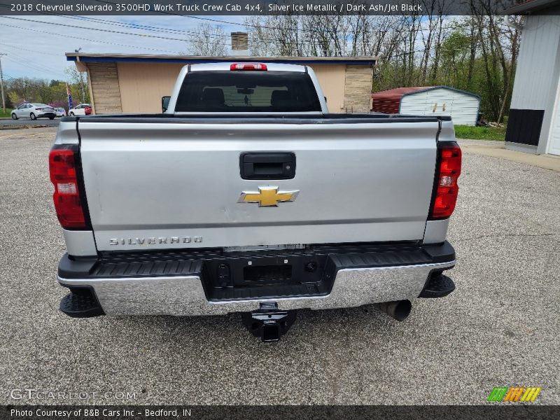 Silver Ice Metallic / Dark Ash/Jet Black 2018 Chevrolet Silverado 3500HD Work Truck Crew Cab 4x4
