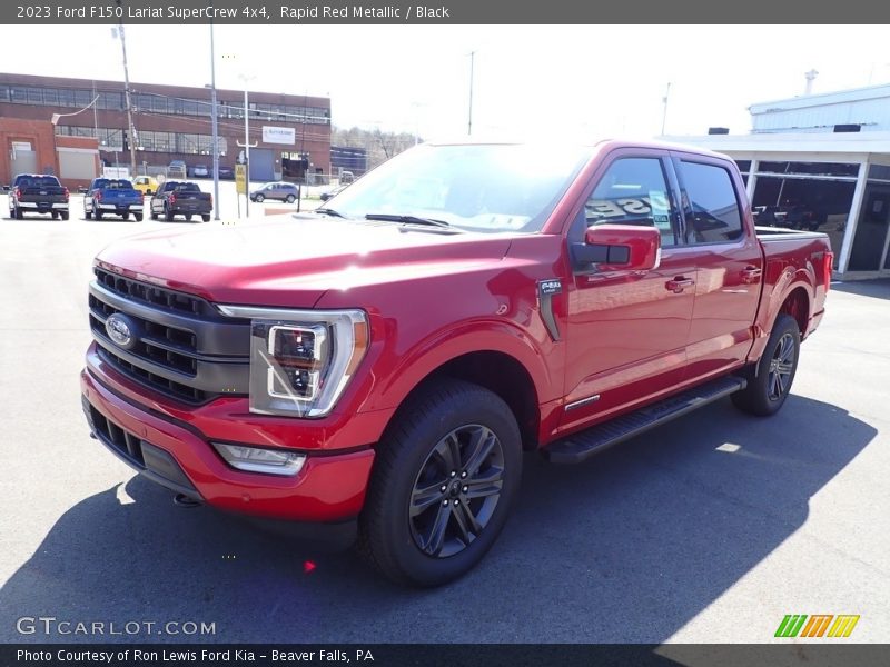 Rapid Red Metallic / Black 2023 Ford F150 Lariat SuperCrew 4x4