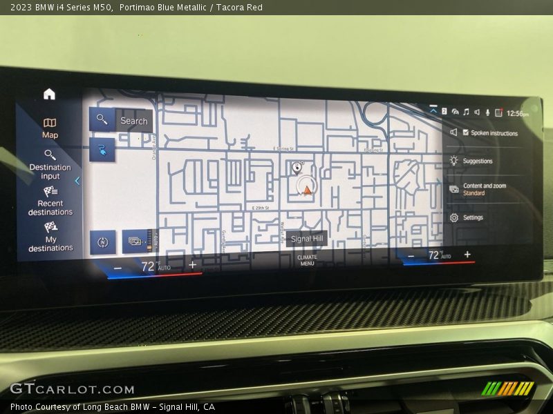 Navigation of 2023 i4 Series M50