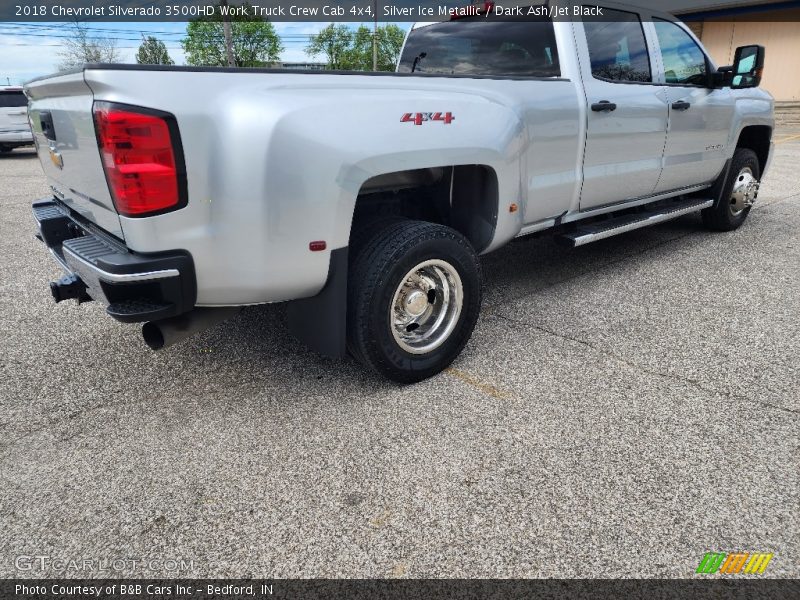 Silver Ice Metallic / Dark Ash/Jet Black 2018 Chevrolet Silverado 3500HD Work Truck Crew Cab 4x4