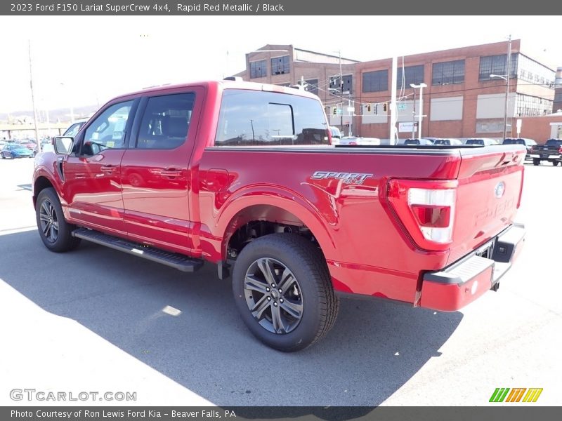 Rapid Red Metallic / Black 2023 Ford F150 Lariat SuperCrew 4x4