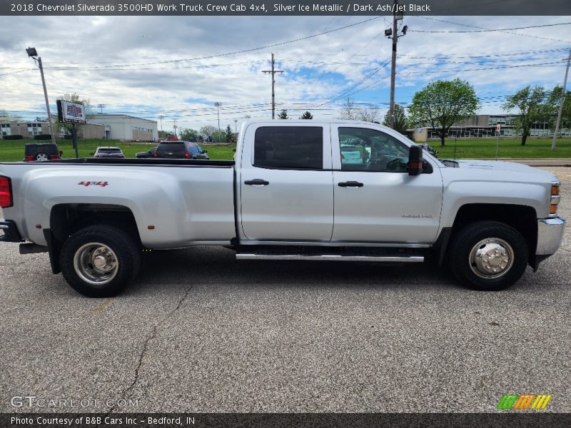 Silver Ice Metallic / Dark Ash/Jet Black 2018 Chevrolet Silverado 3500HD Work Truck Crew Cab 4x4