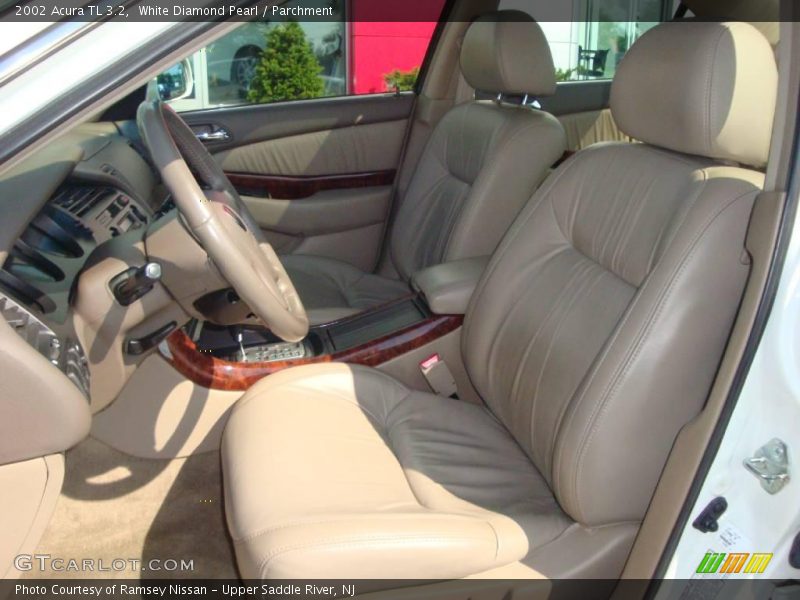 White Diamond Pearl / Parchment 2002 Acura TL 3.2
