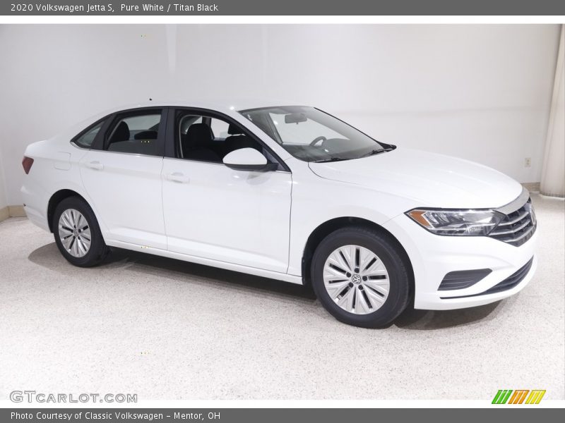 Pure White / Titan Black 2020 Volkswagen Jetta S