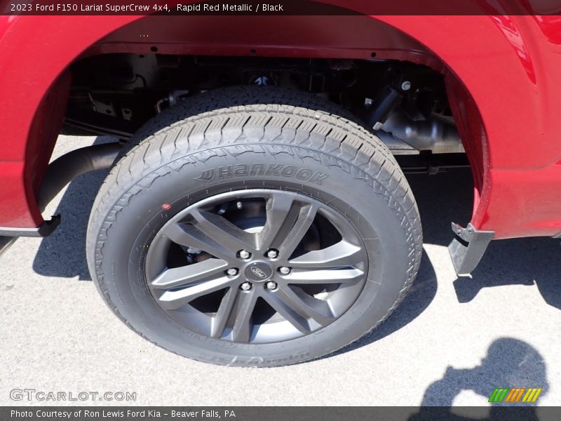 Rapid Red Metallic / Black 2023 Ford F150 Lariat SuperCrew 4x4