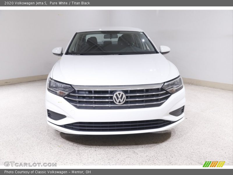 Pure White / Titan Black 2020 Volkswagen Jetta S