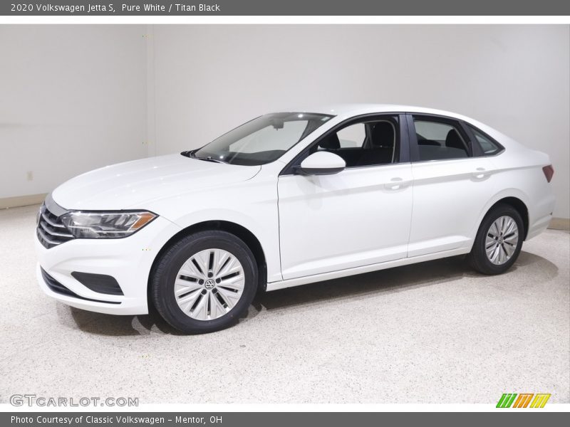 Pure White / Titan Black 2020 Volkswagen Jetta S