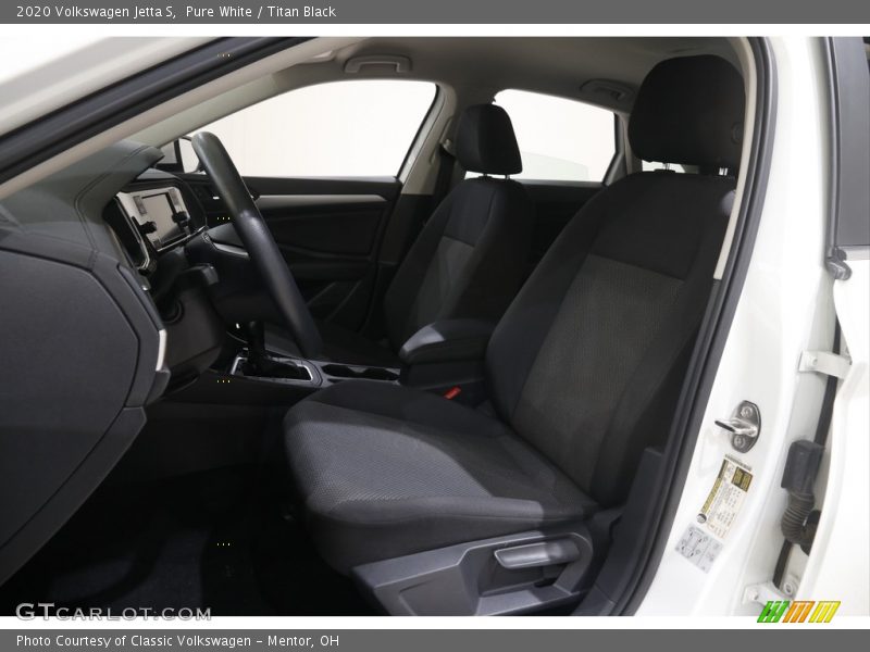 Pure White / Titan Black 2020 Volkswagen Jetta S