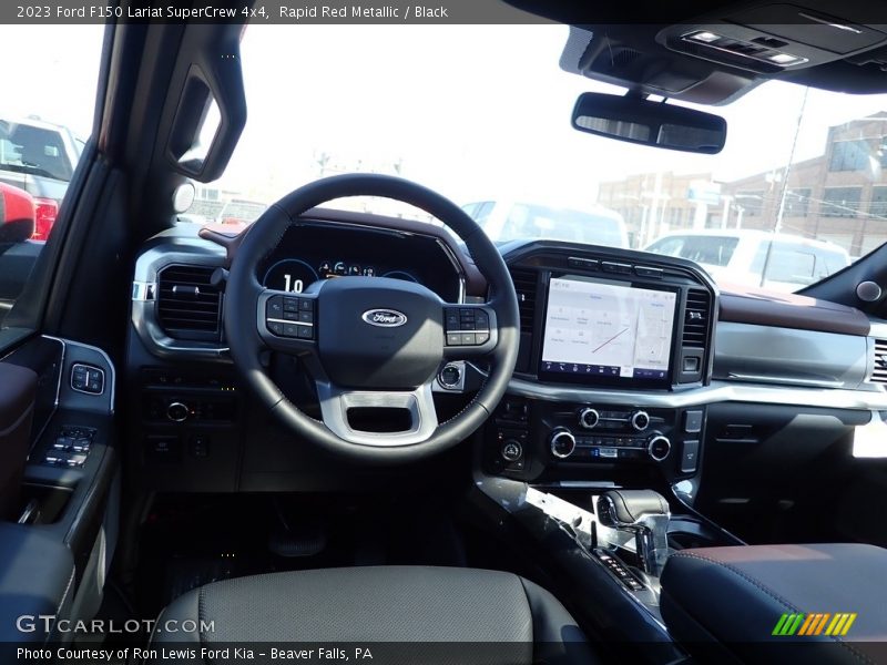 Rapid Red Metallic / Black 2023 Ford F150 Lariat SuperCrew 4x4