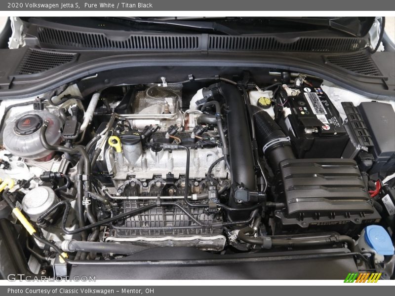 Pure White / Titan Black 2020 Volkswagen Jetta S
