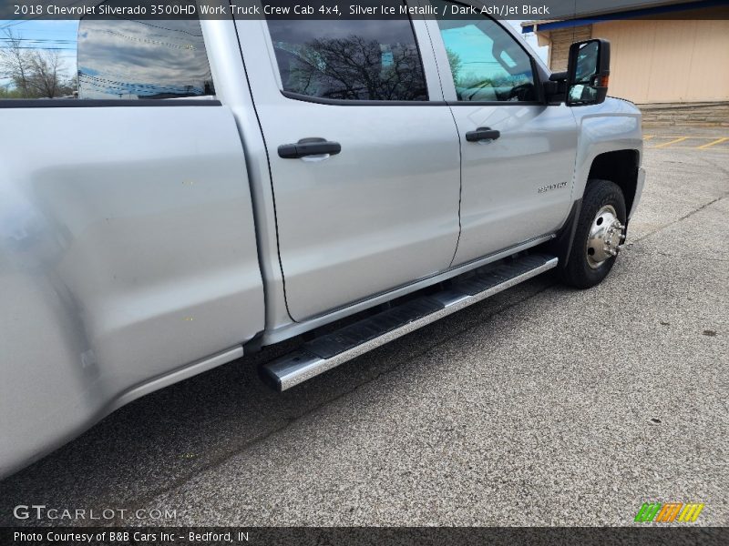 Silver Ice Metallic / Dark Ash/Jet Black 2018 Chevrolet Silverado 3500HD Work Truck Crew Cab 4x4